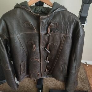 Men's Brown Leather Jacket